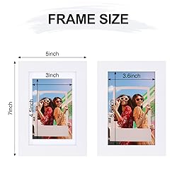 Vittanly 4x6 Picture Frame, Engineered Wood with