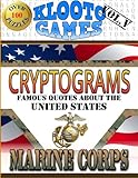 KLOOTO Games CRYPTOGRAMS Vol. V: Marine Corps Edition (Volume 5) by Cyrus F. Rea