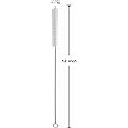 AFUUFA Straw Cleaner Brush for Stanley Extra Long 12 inch, Extra Wide 12mm diam for 40/30/20 oz Stanley Mug, Nylon Bristles and Stainless Steel Handle Straw Brush for 40 oz Stanley(10 PCS)