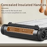 CUSIMAX Double Hobs 2400W Electric Hob with Concealed Handles view 6