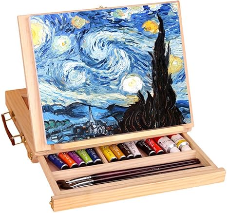 Amazon Com Display Artist Easel Adjustable Wood Desk Table Easel