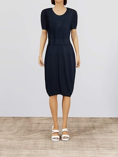 Amazon シャネル Chanel ワンピース レディース 黒 中古 服 ファッション小物 通販