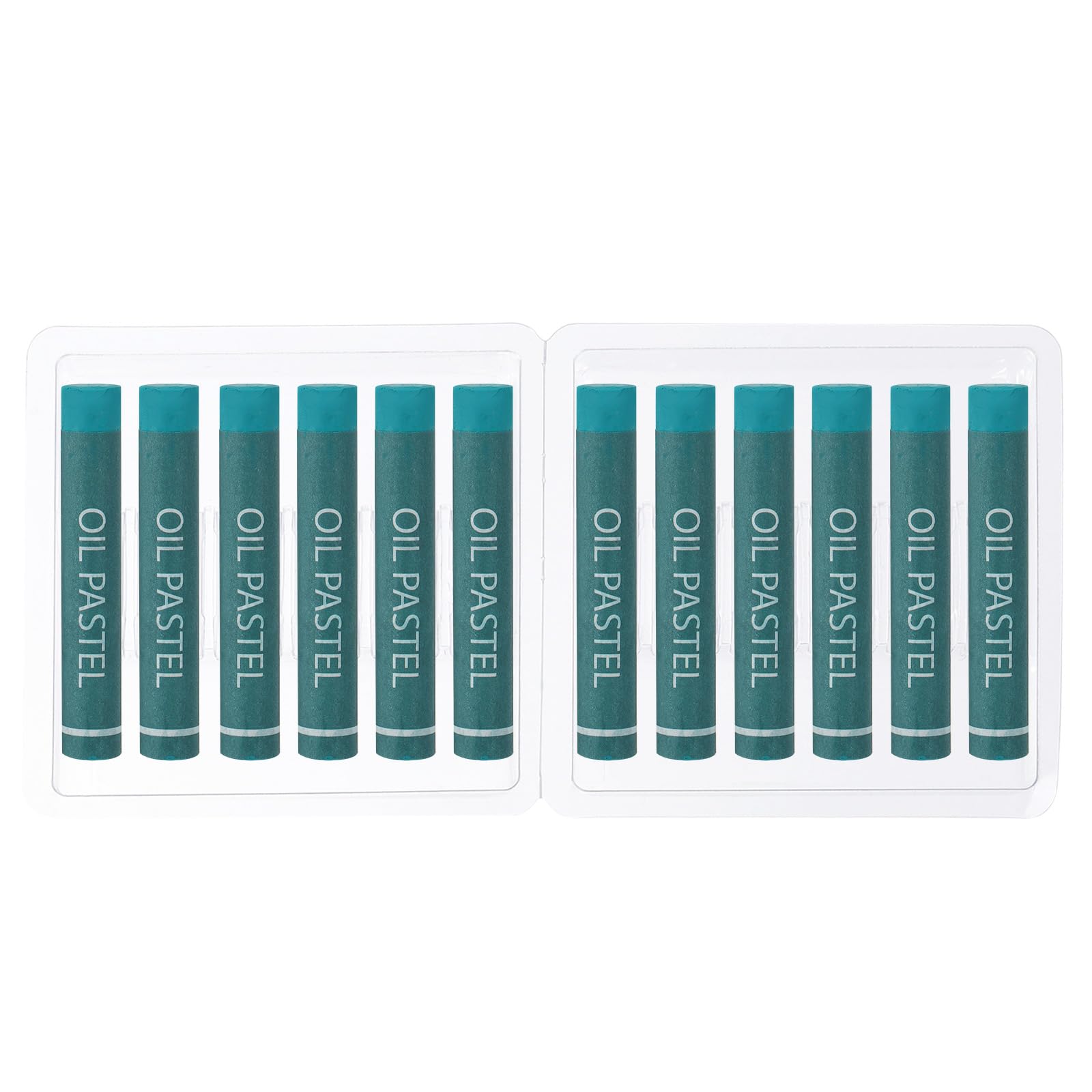 PATIKIL Blue Green Oil Pastels, 12Pcs Soft Oil Crayons Creamy Pastels Stick Art Supplies for Art Painting Drawing Blending Graffiti for Artists Beginners