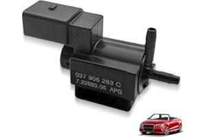 037906283C Turbo Boost Solenoid Valve Replacement for Audi A3 A4 A5 A6 A8 Q5 VW Beetle CC Passat GTI 06H906283B 95560512330