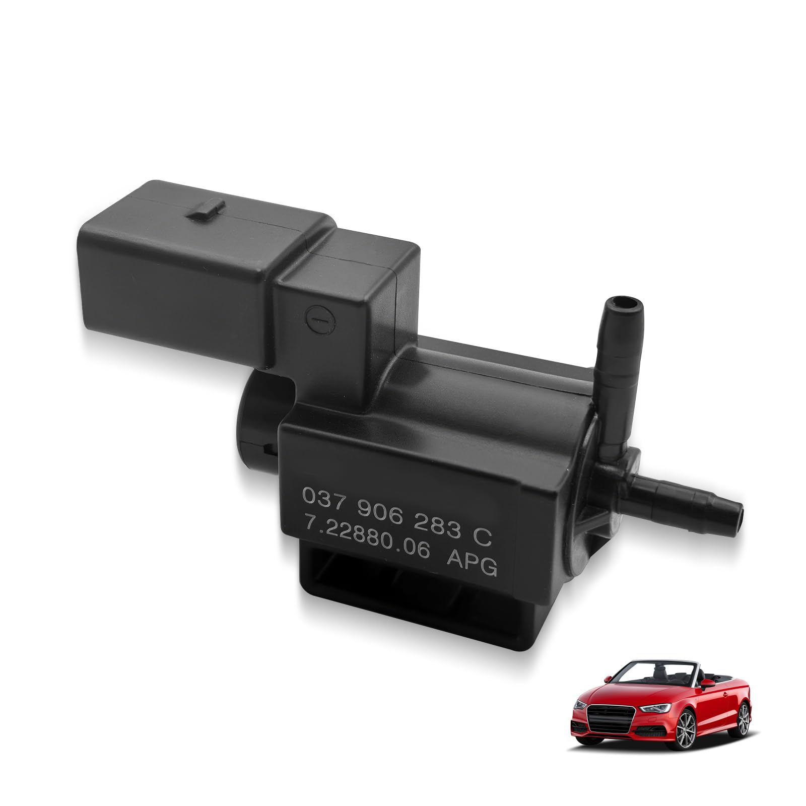 Photo 1 of 037906283C Turbo Boost Solenoid Valve Replacement for Audi A3 A4 A5 A6 A8 Q5 VW Beetle CC Passat GTI 06H906283B 95560512330