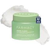 Farmacy Sensitive Skin Makeup Remover Cleansing Balm - Green Clean Waterproof Makeup Remover Balm + Oil Cleanser for Face - Melts Make Up + SPF - Hydrates + Softens Skin - Fragrance-Free (100ml)