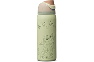 Star Wars Owala FreeSip Insulated Stainless Steel Water Bottle with Straw, BPA-Free Sports Water Bottle, Great for Travel, 32