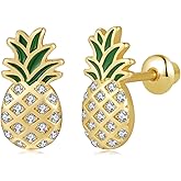 Butterfly Ladybug Unicorn Sloth Flamingo Dog Cat Turtle Angel Koala Daisy Panda Stud Earrings for Girls Women - Sterling Silver Hypoallergenic Animal Earrings with Secure Screw Backs