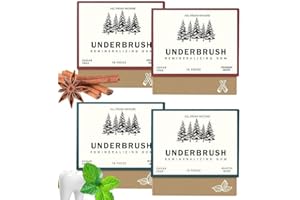 ARASMO Underbrush Remineralizing Chewing Gum, 2025 NEW Organic Natural Mastic Mint Underbrush Gum Sugar Free Freshen Breath for Teeth & Gum Health Enamel Care 4 Boxes (4 Boxes, 2025 Mixed Pack)
