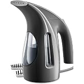 Conair Handheld Garment Steamer for Clothes, Turbo ExtremeSteam 1875W Fabric Steamer, Portable Handheld Design, White and Champagne