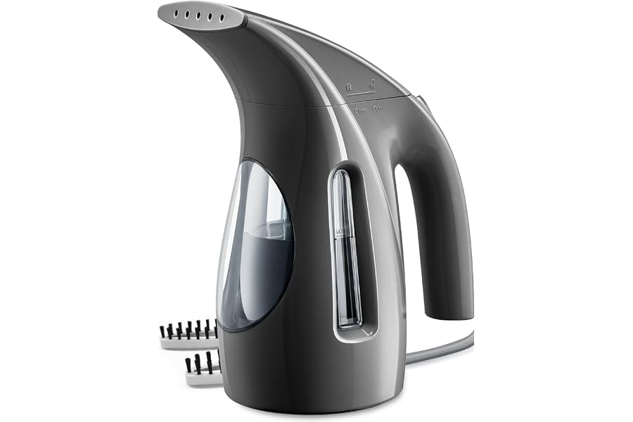 HiLIFE Steamer for Clothes, Portable Handheld Design, 240ml Big Capacity, 700W, Strong Penetrating Steam, Removes Wrinkle, fo