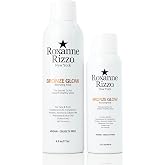 Bronze Glow Duo By Roxanne Rizzo - Celebrity Choice Bronzer - Refreshing Hydrating Mist - Face &amp; Body - Blends with All Skin Tones - TSA Approved Travel Size (100ml) - Includes 177ml &amp; 100ml Bottles