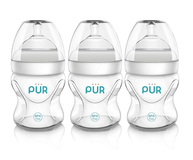 Pur 3pk Advanced Plus Wide Neck Bottle 5 oz./150 ml.
