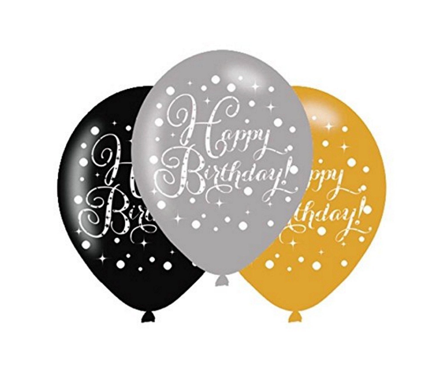 Gold Celebration Latex Balloons