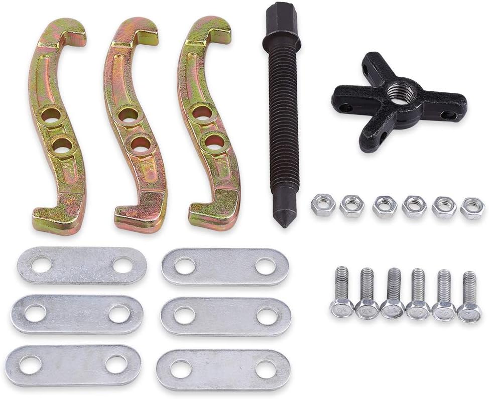 Pullers Cocoarm 3Piece 3Jaw Gear Puller Set Heavy Duty 3 4 6 Hub