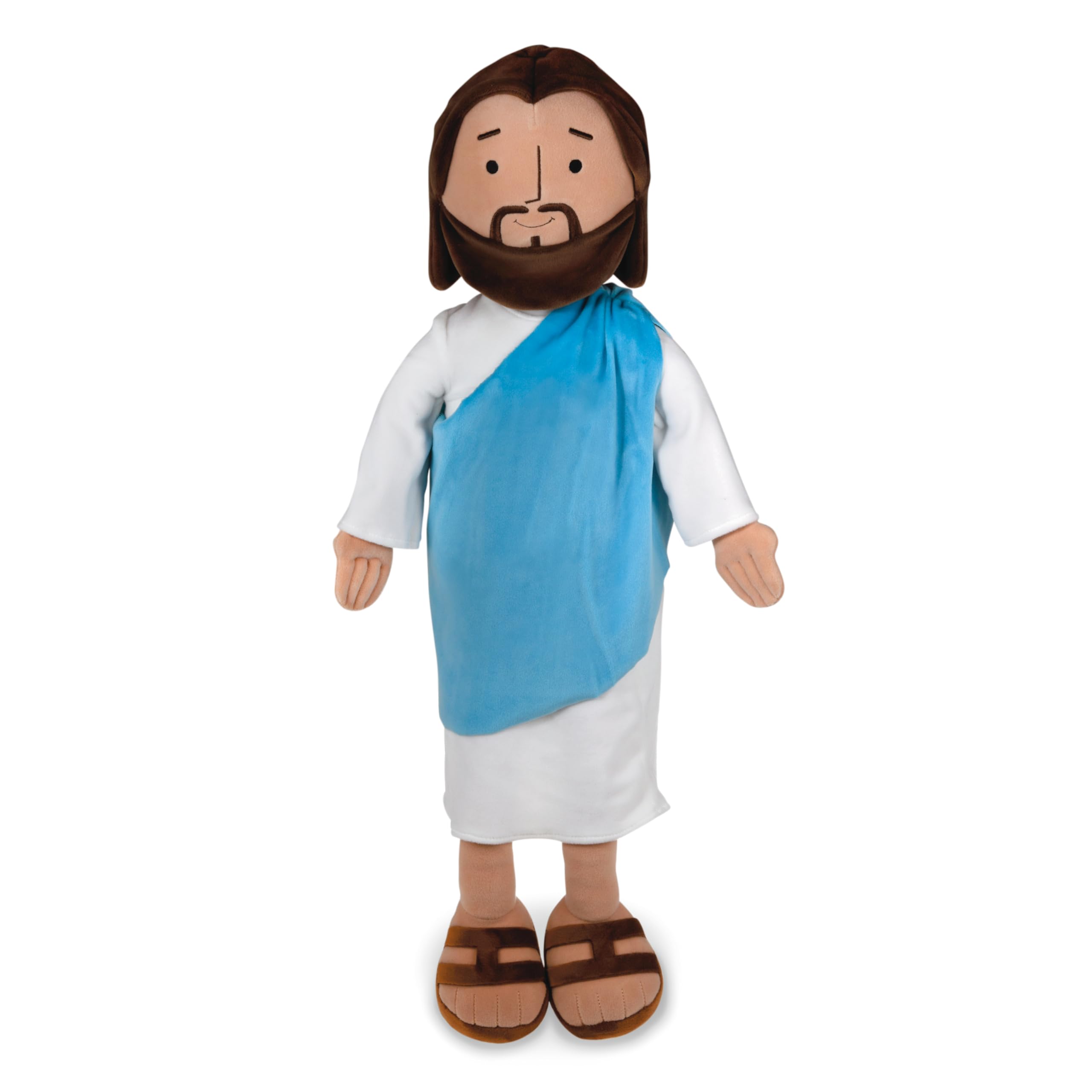Hallmark My Friend Jesus Plush Doll, 13" Small Stuffed Jesus, Religious Gift for Kids, Baptism, Easter Basket Stuffers