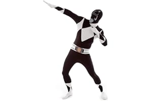 Morphsuits Black Power Ranger Costume Adult Men, Power Ranger Costume Adult, Funny Costumes for Adults