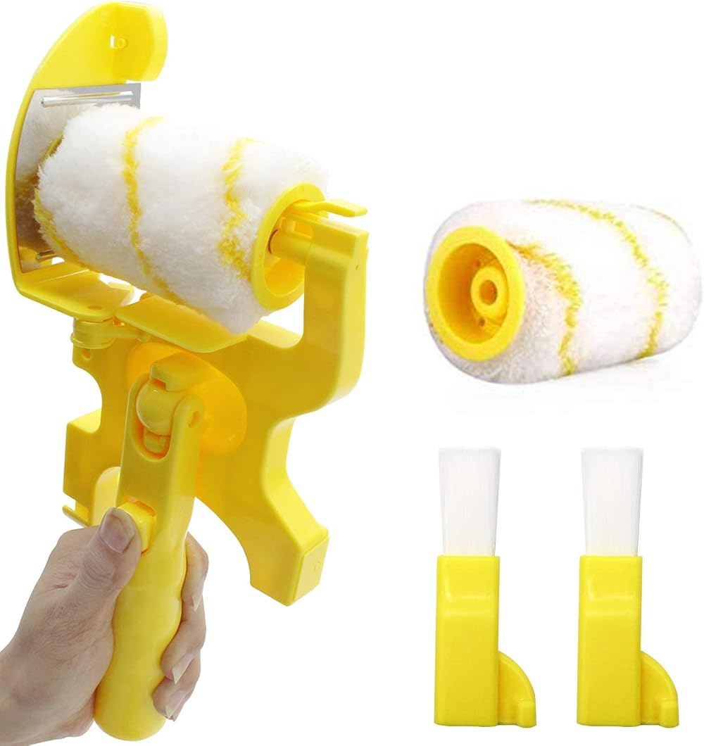 Yeelua Paint Roller Brush Hand-held Clean-Cut Edger Portable DIY Tool