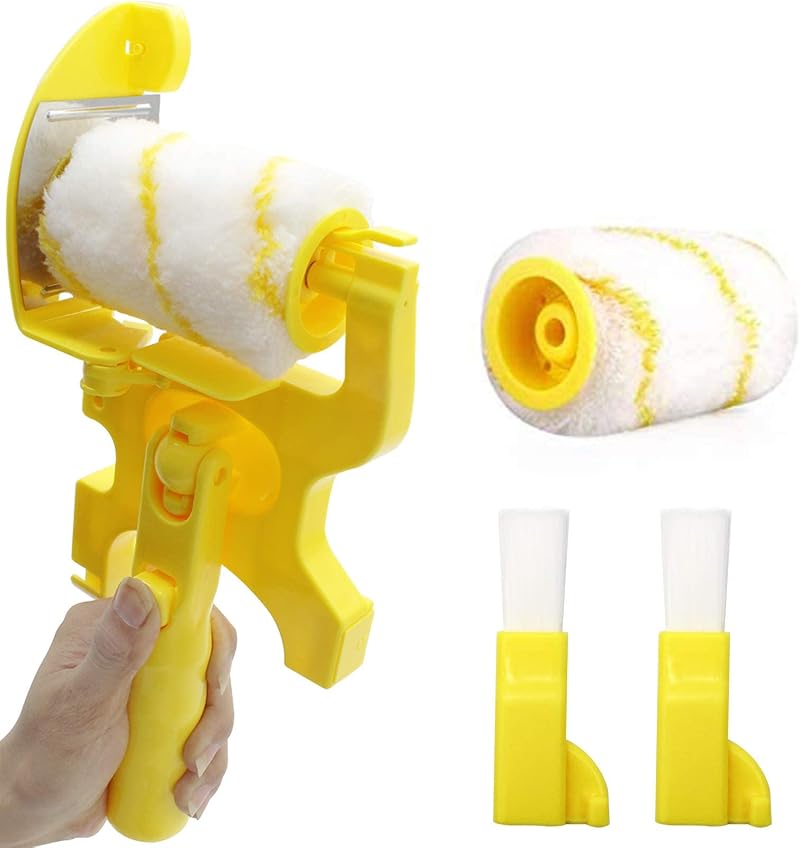 Yeelua Paint Roller Brush Hand-held Clean-Cut Edger Portable DIY Tool