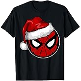 Marvel Christmas Spider-Man Santa Hat T-Shirt