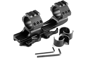 Mizugiwa 1inch /30mm Quick Release Cantilever Weaver Forward Reach Dual Ring Scope Mount