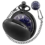 Tiong Smooth Vintage Pocket Watch Roman Numerals