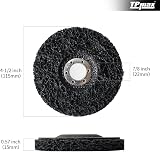 TPmax 115mm Strip Discs 3 Pack Purple Blue Black 4.5 inch 22mm Arbor view 2