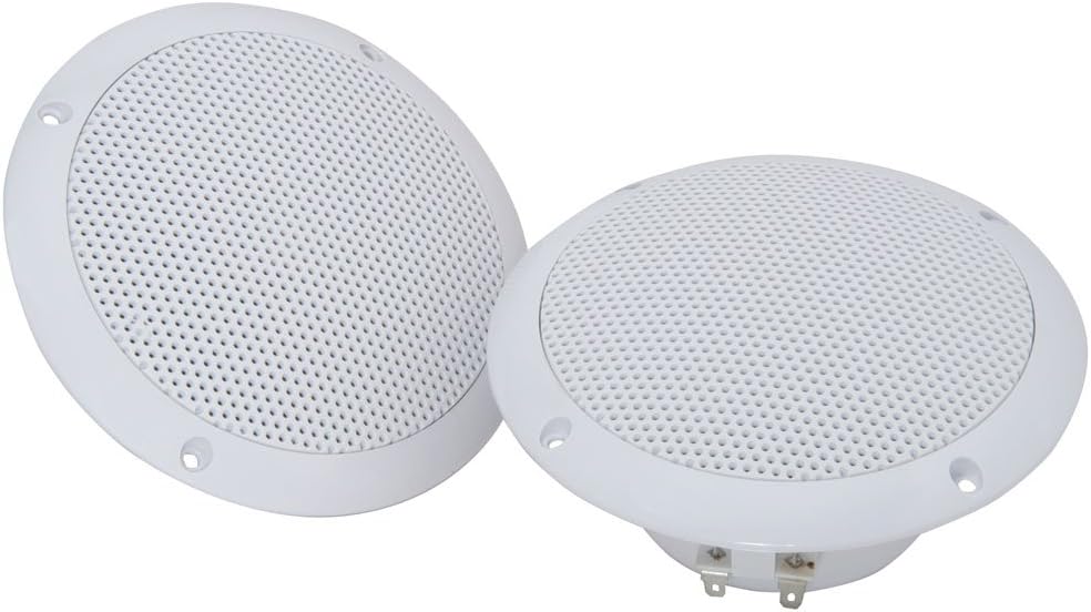Water Resistant 5" Speakers, White, 80W | 4ohms | White - Image 3