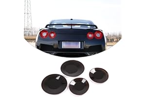 TOYCIDFG Car Rear Lamp Smoked Tinted Tail Light Cover Compatible with GTR R35 2008-2016, Car Decoration Accessories