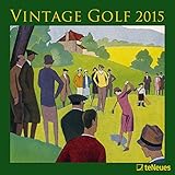 2015 Vintage Golf 30x30 Grid Calendar by