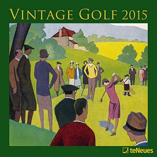 2015 Vintage Golf 30x30 Grid Calendar by (Calendar)