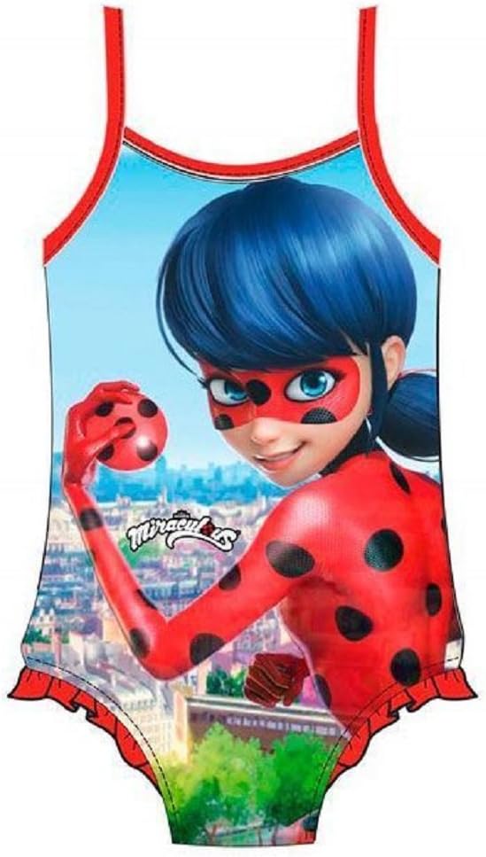 MIRACULOUS LADYBUG SWIMSUIT. SIZE 4 years