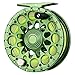 Piscifun Crest Fly Fishing Reel Large Arbor Fully Sealed Drag Saltwater CNC-machined Aluminum Alloy Fly Reel 5/6 Green