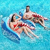 SKBANRU 2 Pack Pool Floats Adult Size, Pool Lounger