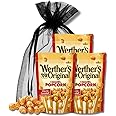 Werther's Original Caramel Popcorn Gift - Classic Caramel - Pack of 3, 5.29 oz. Resealable Bags By Lyza's Sweets & Treats