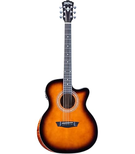 Amazon.com: Washburn Comfort Series WCG55CE Acoustic Guitar