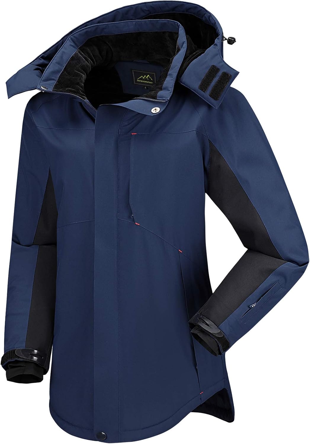 Amazon Com Vzteek Women S Ski Jacket Waterproof Windproof Mountain Snow Jacket Warm Winter Coat With Detachable Hood Clothing