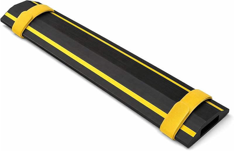 Allcam FCP 9m Rubber Floor Cable Protector with Hi Vis Stripes 15x 8mm