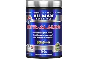 ALLMAX Nutrition - 100% Pure Maximum Strength + Absorption - Beta Alanine - 400 Gram