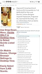 HYWD Enterprises Perfume Oil Compatible to BABYCAT
