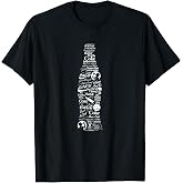 Coca-Cola Collectable Logo Silhouette Filled Coke Bottle T-Shirt