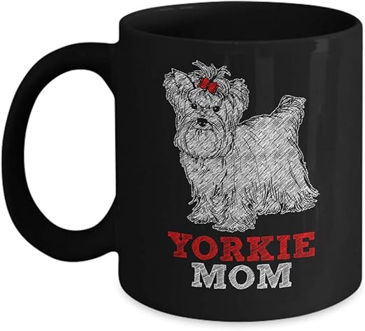 yorkie mom mug