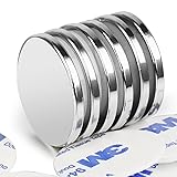 Grtard 6Pack Neodymium Magnets Heavy Duty Round