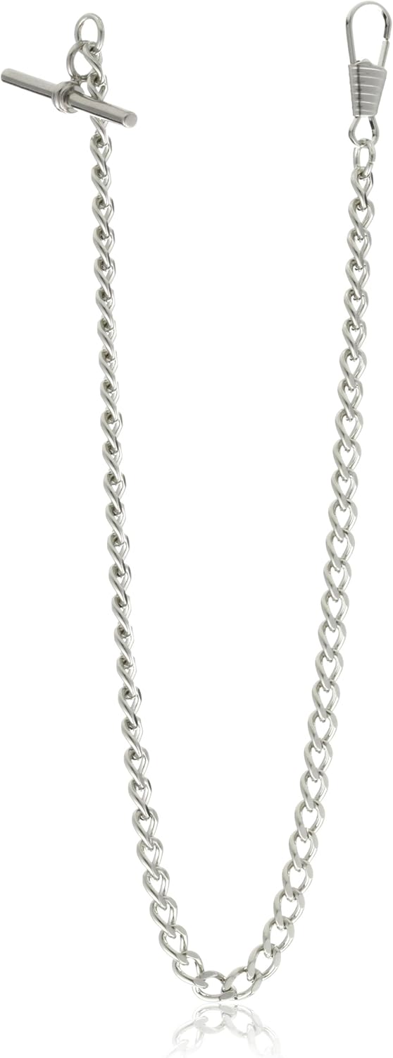 Charles-Hubert, Paris 3910-W T-Bar Pocket Watch Chain: Charles-Hubert Paris: Watches