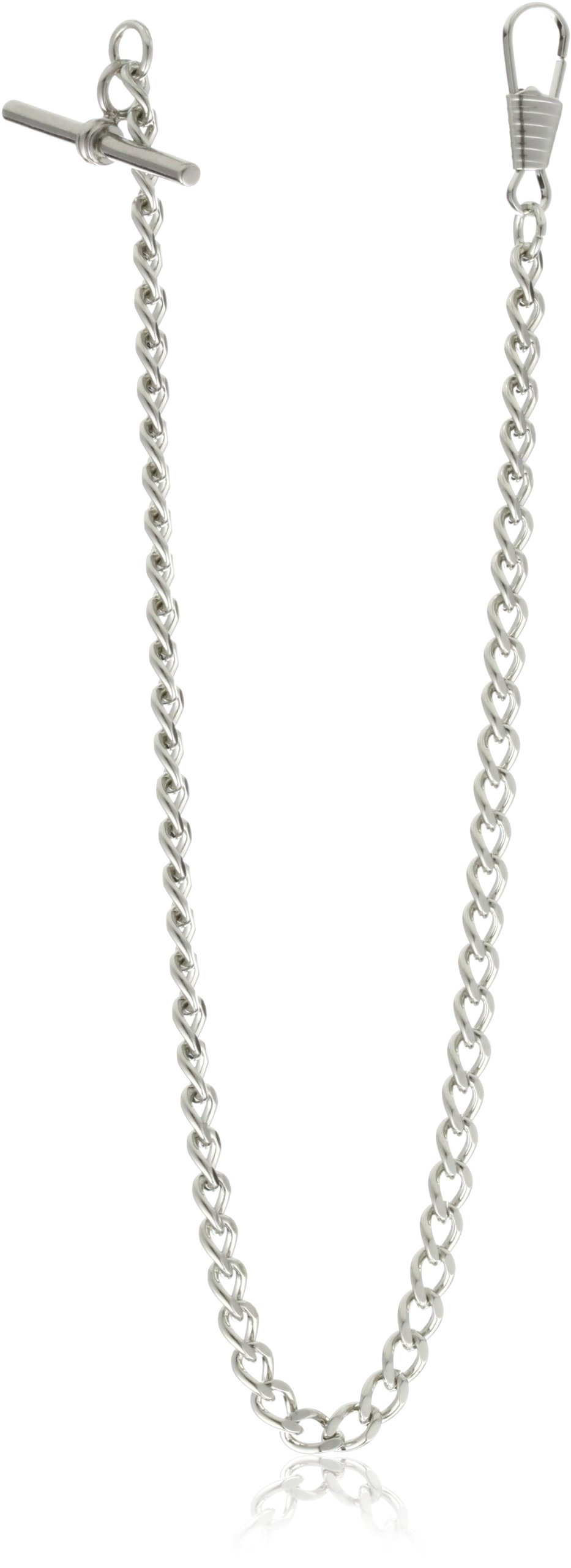 Charles-Hubert, Paris 3910-W T-Bar Pocket Watch Chain