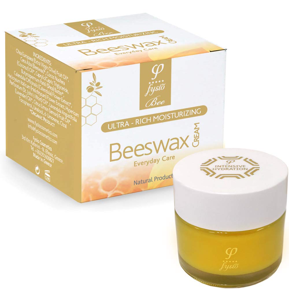 Beeswax Body Moisturiser for Dry Skin | Multipurpose Skin care Great Hand, Cuticle, Foot Cream Lotion, Lip Balm, Antifungal Nail Treatment | Relief for Itchy, Cracked, Sensitive, Irritated Skin 50ml