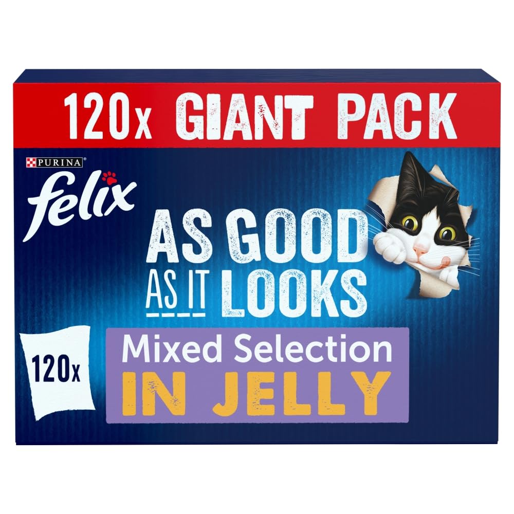 FELIX As Good As it Looks Mixed Selection in Jelly Wet Cat Food 120x100g — image 1