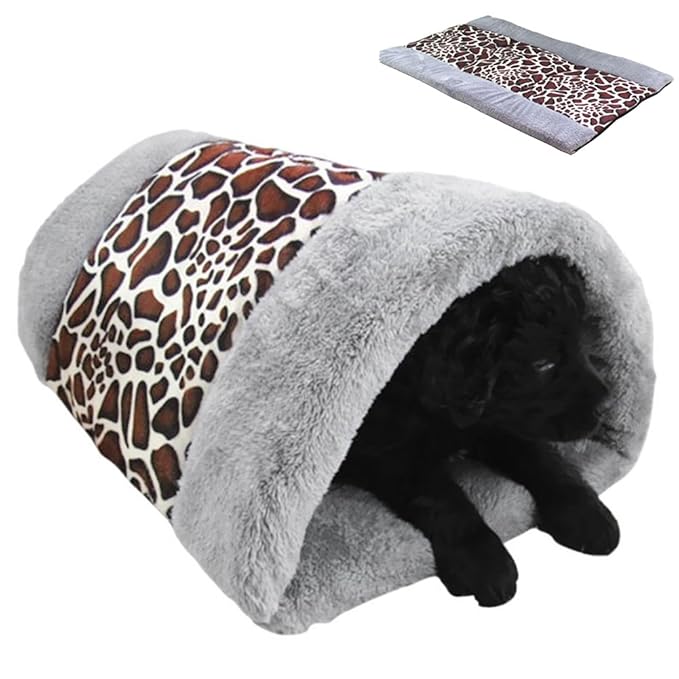 GossipBoy Pet Bed Sleeping Bag and Mat Cuddly Self Heated Washable