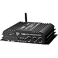 Nobsound Lepy Hi-Fi Stereo Multimedia 4-Channel 180w (45W x 4) Bluetooth Power Amplifier Audio Amp Booster USB SD DVD CD FM MP3 for Car Vehicle Home Booster Remote Control & LED Display Screen