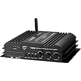 Nobsound Lepy Hi-Fi Stereo Multimedia 4-Channel 180w (45W x 4) Bluetooth Power Amplifier Audio Amp Booster USB SD DVD CD FM M